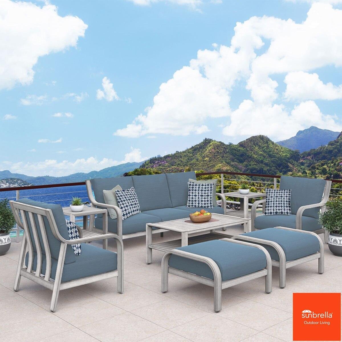 Coastal outdoor lounge furniture